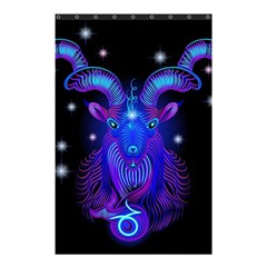 Sign Capricorn Zodiac Shower Curtain 48  X 72  (small) 