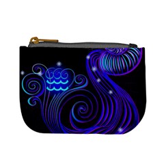 Sign Aquarius Zodiac Mini Coin Purses by Mariart