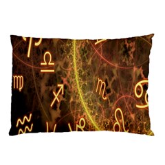 Romance Zodiac Star Space Pillow Case (two Sides) by Mariart