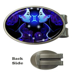 Sign Gemini Zodiac Money Clips (oval) 