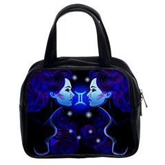 Sign Gemini Zodiac Classic Handbags (2 Sides) by Mariart