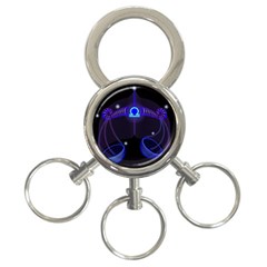 Sign Libra Zodiac 3-ring Key Chains