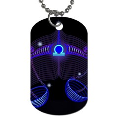 Sign Libra Zodiac Dog Tag (two Sides)