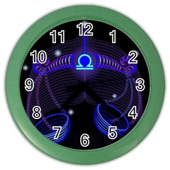 Sign Libra Zodiac Color Wall Clocks
