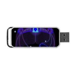 Sign Libra Zodiac Portable Usb Flash (one Side) by Mariart