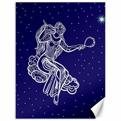 Virgo Zodiac Star Canvas 12  X 16   by Mariart