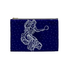 Virgo Zodiac Star Cosmetic Bag (medium) 