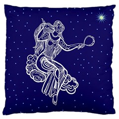 Virgo Zodiac Star Large Cushion Case (one Side)