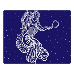 Virgo Zodiac Star Double Sided Flano Blanket (large) 