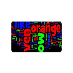 Writing Color Rainbow Magnet (name Card) by Mariart