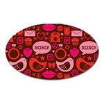 Xoxo! Oval Magnet Front