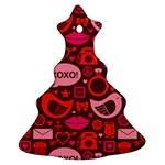 Xoxo! Christmas Tree Ornament (Two Sides) Back