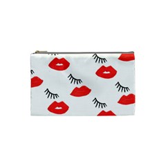 Smooch Pattern Design Cosmetic Bag (small)  by Nexatart