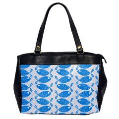 Fish Pattern Background Office Handbags by Nexatart