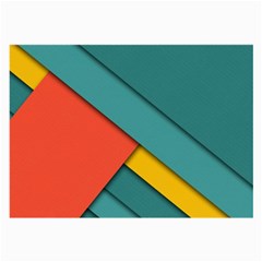 Color Schemes Material Design Wallpaper Large Glasses Cloth (2-side) by Nexatart