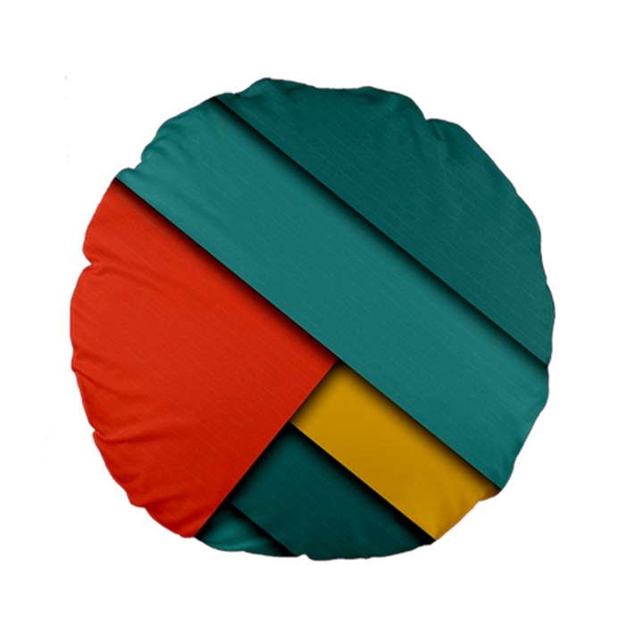 Color Schemes Material Design Wallpaper Standard 15  Premium Round Cushions