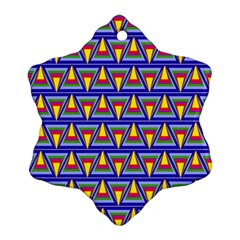 Seamless Prismatic Pythagorean Pattern Ornament (snowflake)