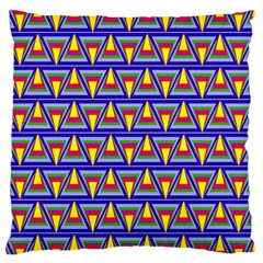 Seamless Prismatic Pythagorean Pattern Large Cushion Case (two Sides)