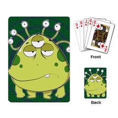 The Most Ugly Alien Ever Playing Card by Catifornia