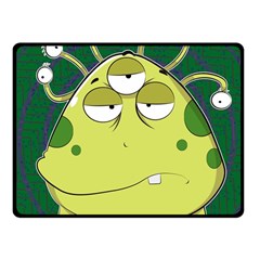 The Most Ugly Alien Ever Fleece Blanket (small)