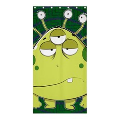 The Most Ugly Alien Ever Shower Curtain 36  X 72  (stall)  by Catifornia