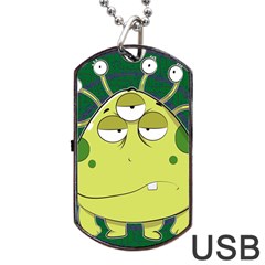 The Most Ugly Alien Ever Dog Tag Usb Flash (one Side) by Catifornia
