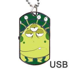 The Most Ugly Alien Ever Dog Tag Usb Flash (two Sides) by Catifornia