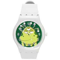 The Most Ugly Alien Ever Round Plastic Sport Watch (m) by Catifornia