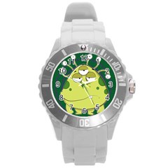 The Most Ugly Alien Ever Round Plastic Sport Watch (l) by Catifornia