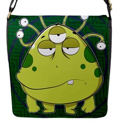 The Most Ugly Alien Ever Flap Messenger Bag (s) by Catifornia