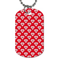 Diamond Pattern Dog Tag (One Side)