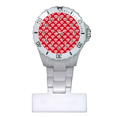 Diamond Pattern Plastic Nurses Watch