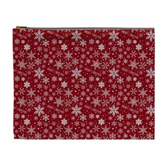 Merry Christmas Pattern Cosmetic Bag (xl) by Nexatart