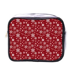 Merry Christmas Pattern Mini Toiletries Bags by Nexatart