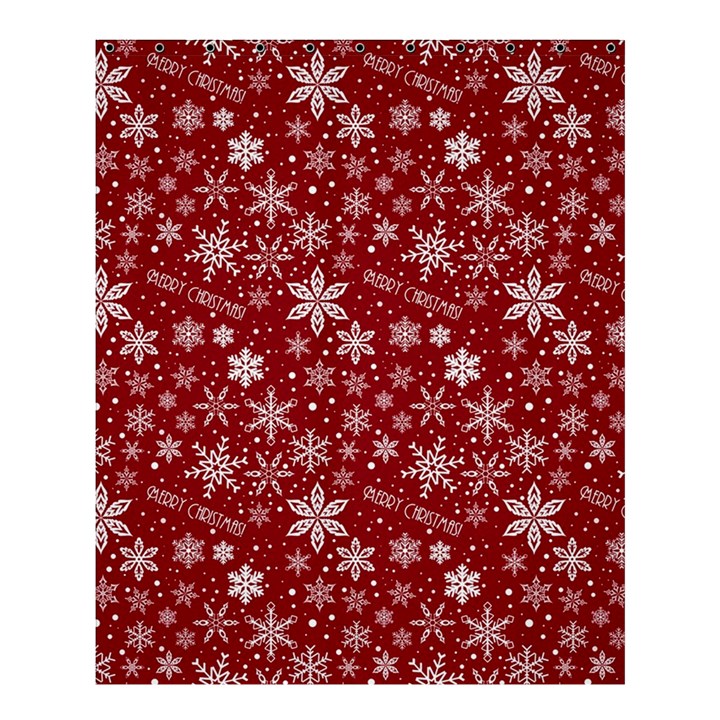 Merry Christmas Pattern Shower Curtain 60  x 72  (Medium) 