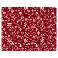 Merry Christmas Pattern Double Sided Flano Blanket (medium) 