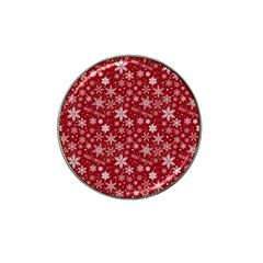 Merry Christmas Pattern Hat Clip Ball Marker by Nexatart