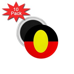 Flag Of Australian Aborigines 1 75  Magnets (10 Pack)  by Nexatart