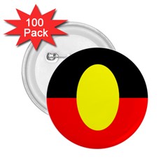 Flag Of Australian Aborigines 2 25  Buttons (100 Pack) 