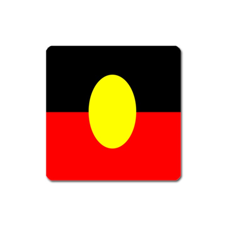 Flag Of Australian Aborigines Square Magnet