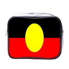 Flag Of Australian Aborigines Mini Toiletries Bags by Nexatart