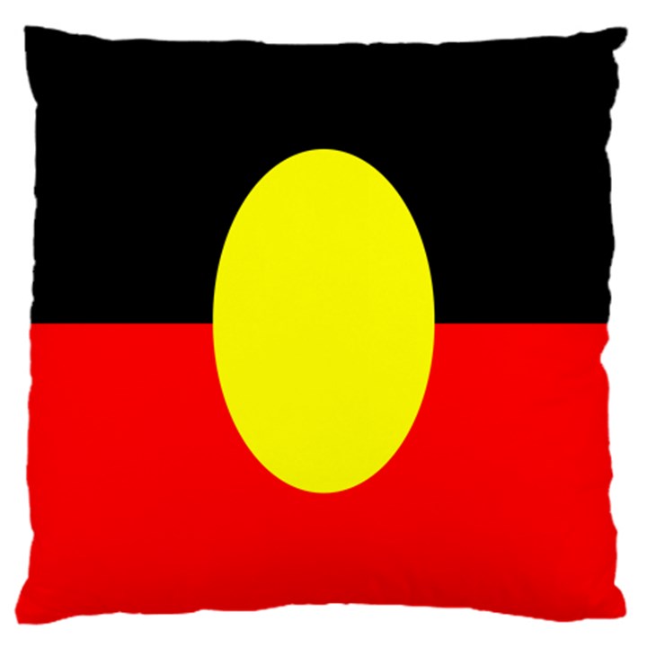 Flag Of Australian Aborigines Large Cushion Case (Two Sides)