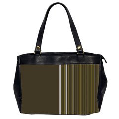 Lines Office Handbags (2 Sides)  by ValentinaDesign