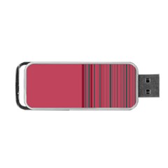 Lines Portable Usb Flash (one Side) by ValentinaDesign