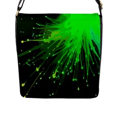 Big Bang Flap Messenger Bag (l)  by ValentinaDesign