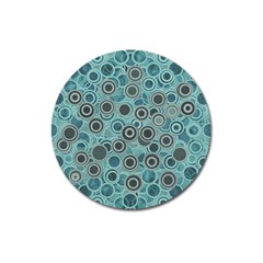 Abstract Aquatic Dream Magnet 3  (round) by Ivana