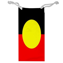 Flag Of Australian Aborigines Jewelry Bag by Nexatart