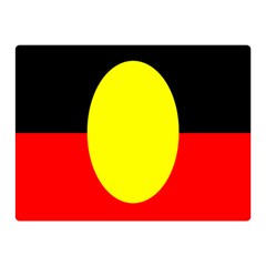 Flag Of Australian Aborigines Double Sided Flano Blanket (mini)  by Nexatart