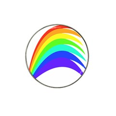 Rainbow Hat Clip Ball Marker by Nexatart