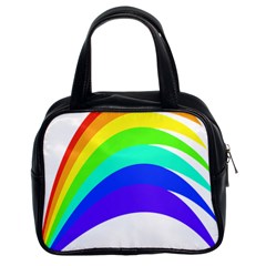 Rainbow Classic Handbags (2 Sides) by Nexatart